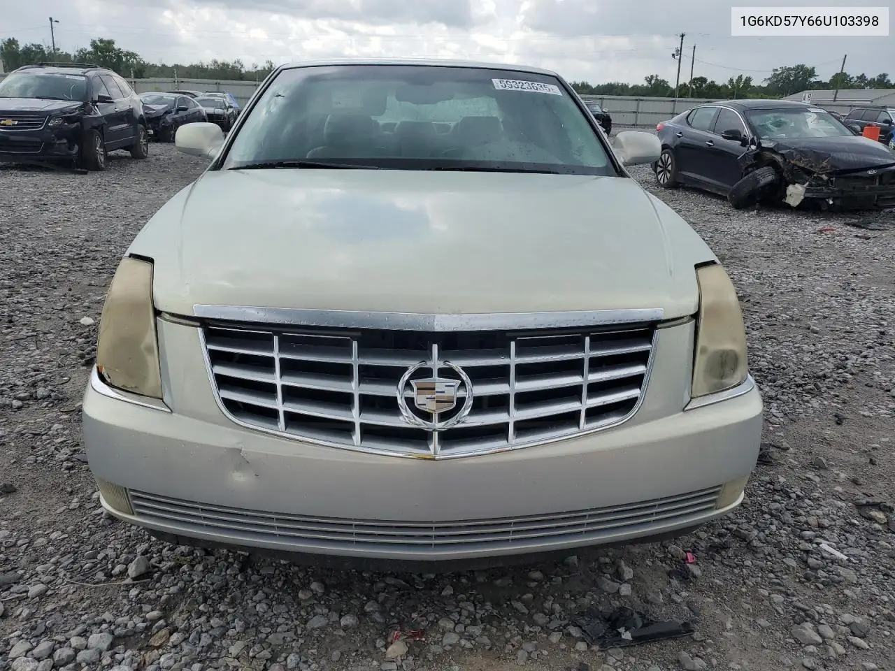 2006 Cadillac Dts VIN: 1G6KD57Y66U103398 Lot: 59323635