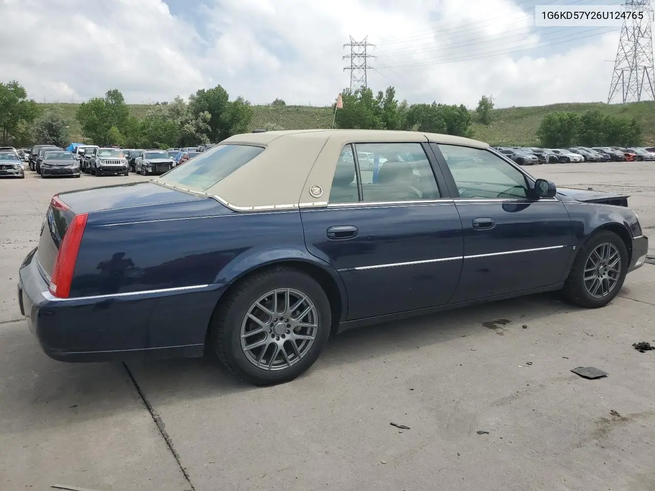 2006 Cadillac Dts VIN: 1G6KD57Y26U124765 Lot: 60113195