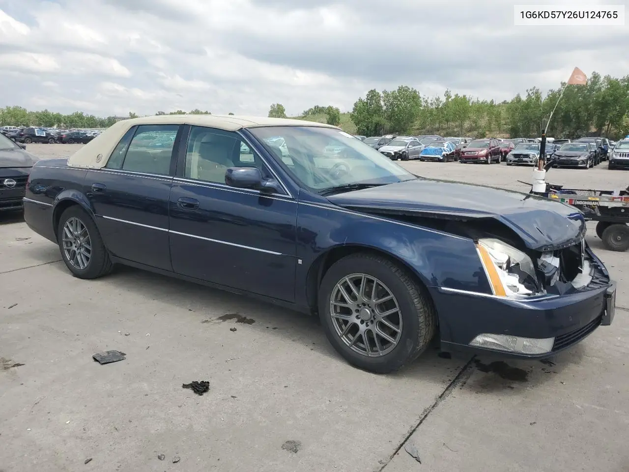 2006 Cadillac Dts VIN: 1G6KD57Y26U124765 Lot: 60113195