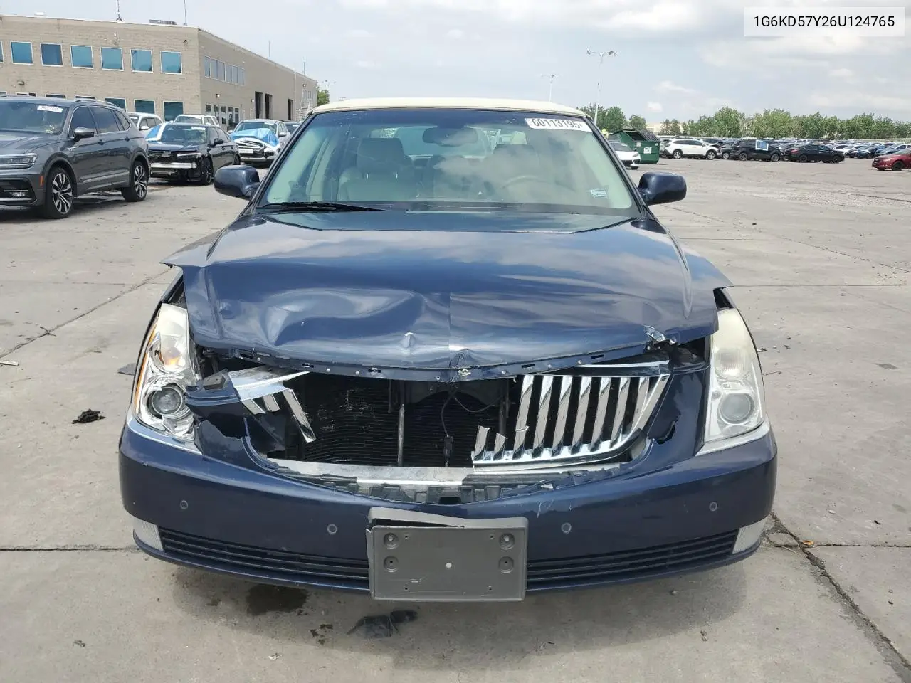 2006 Cadillac Dts VIN: 1G6KD57Y26U124765 Lot: 60113195