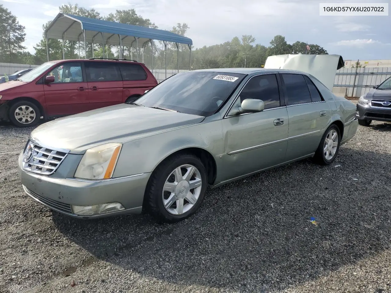 2006 Cadillac Dts VIN: 1G6KD57YX6U207022 Lot: 60931085