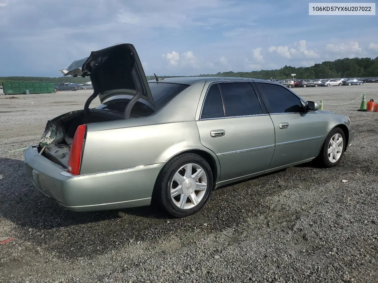 2006 Cadillac Dts VIN: 1G6KD57YX6U207022 Lot: 60931085
