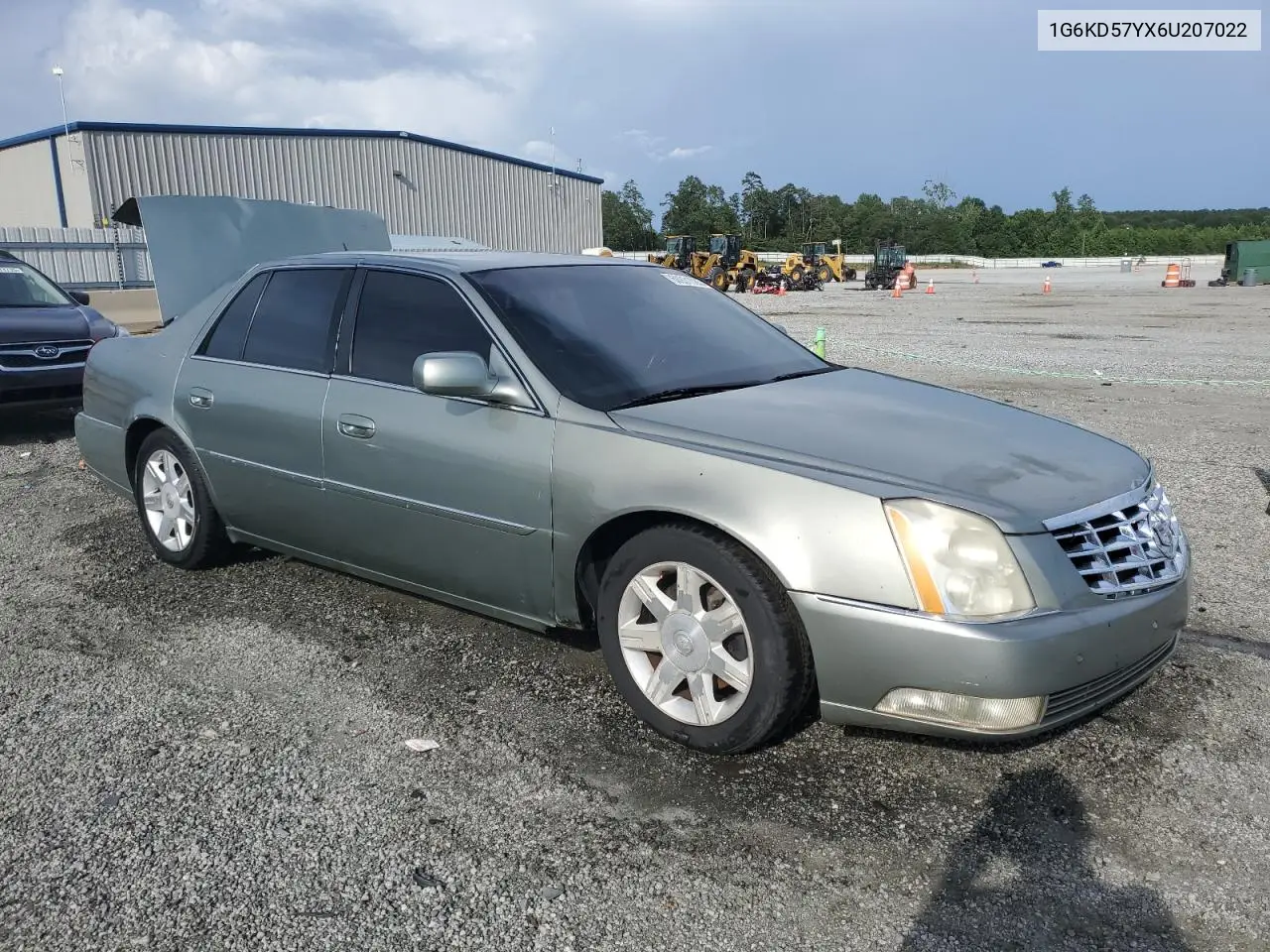 2006 Cadillac Dts VIN: 1G6KD57YX6U207022 Lot: 60931085