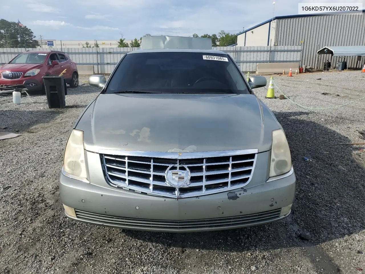 2006 Cadillac Dts VIN: 1G6KD57YX6U207022 Lot: 60931085