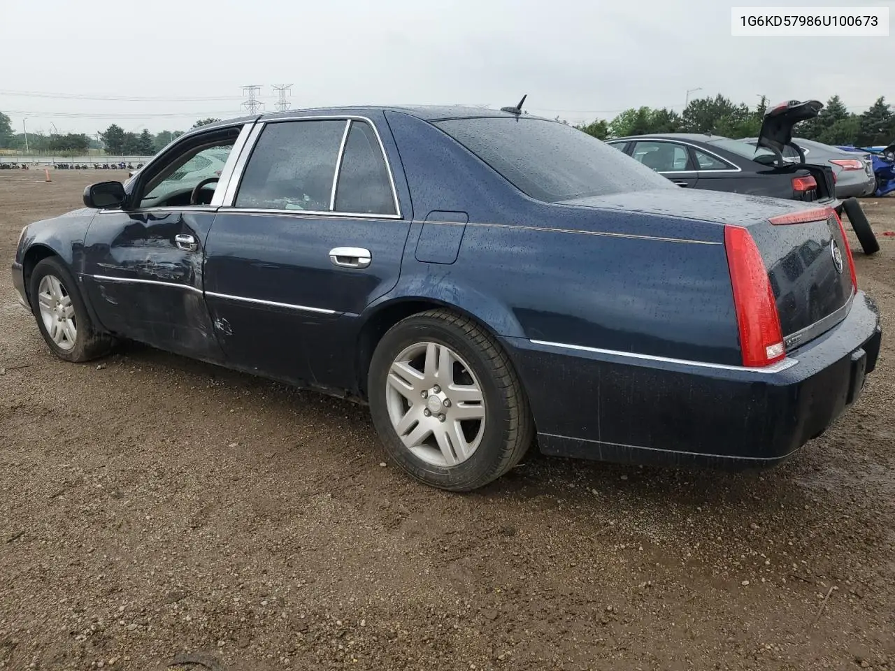 2006 Cadillac Dts VIN: 1G6KD57986U100673 Lot: 61034965