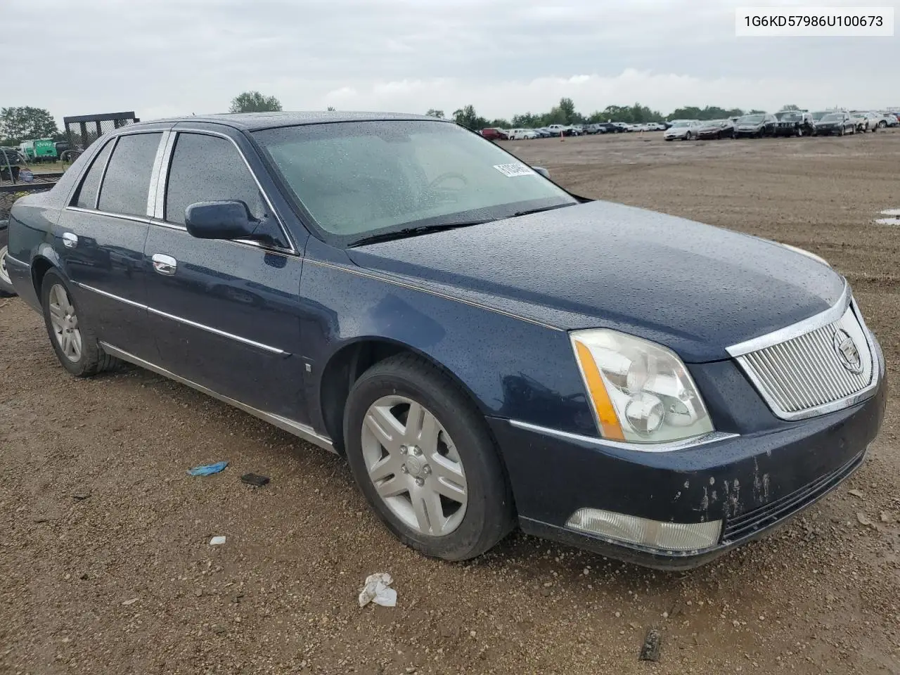 2006 Cadillac Dts VIN: 1G6KD57986U100673 Lot: 61034965