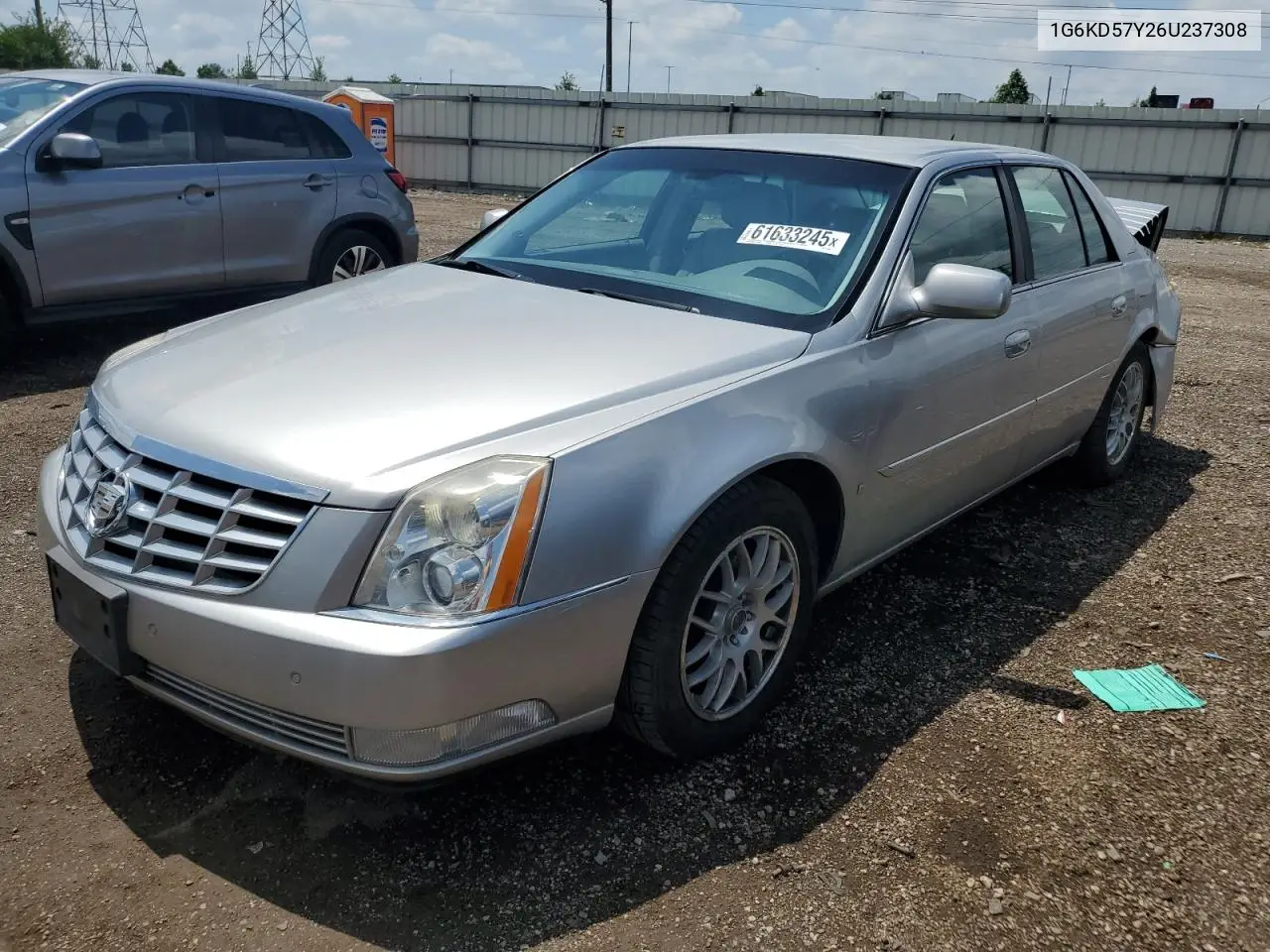 2006 Cadillac Dts VIN: 1G6KD57Y26U237308 Lot: 61633245