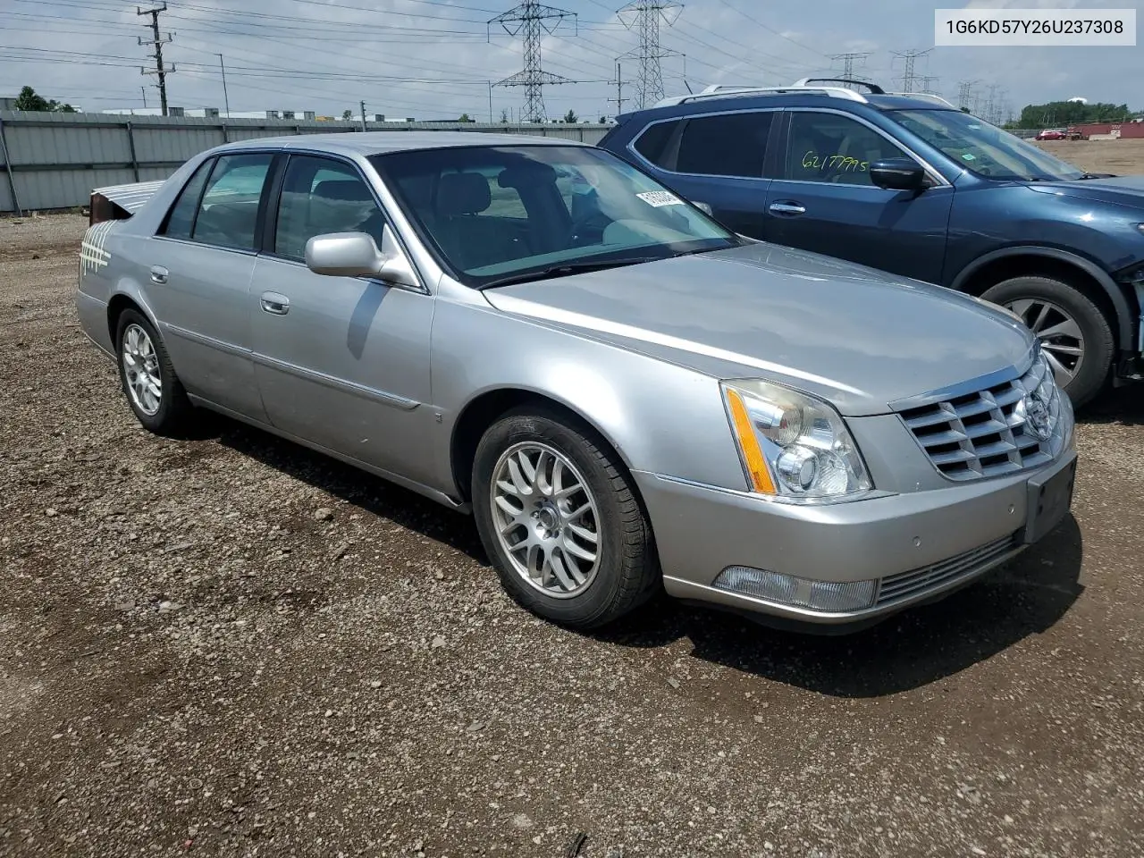 2006 Cadillac Dts VIN: 1G6KD57Y26U237308 Lot: 61633245