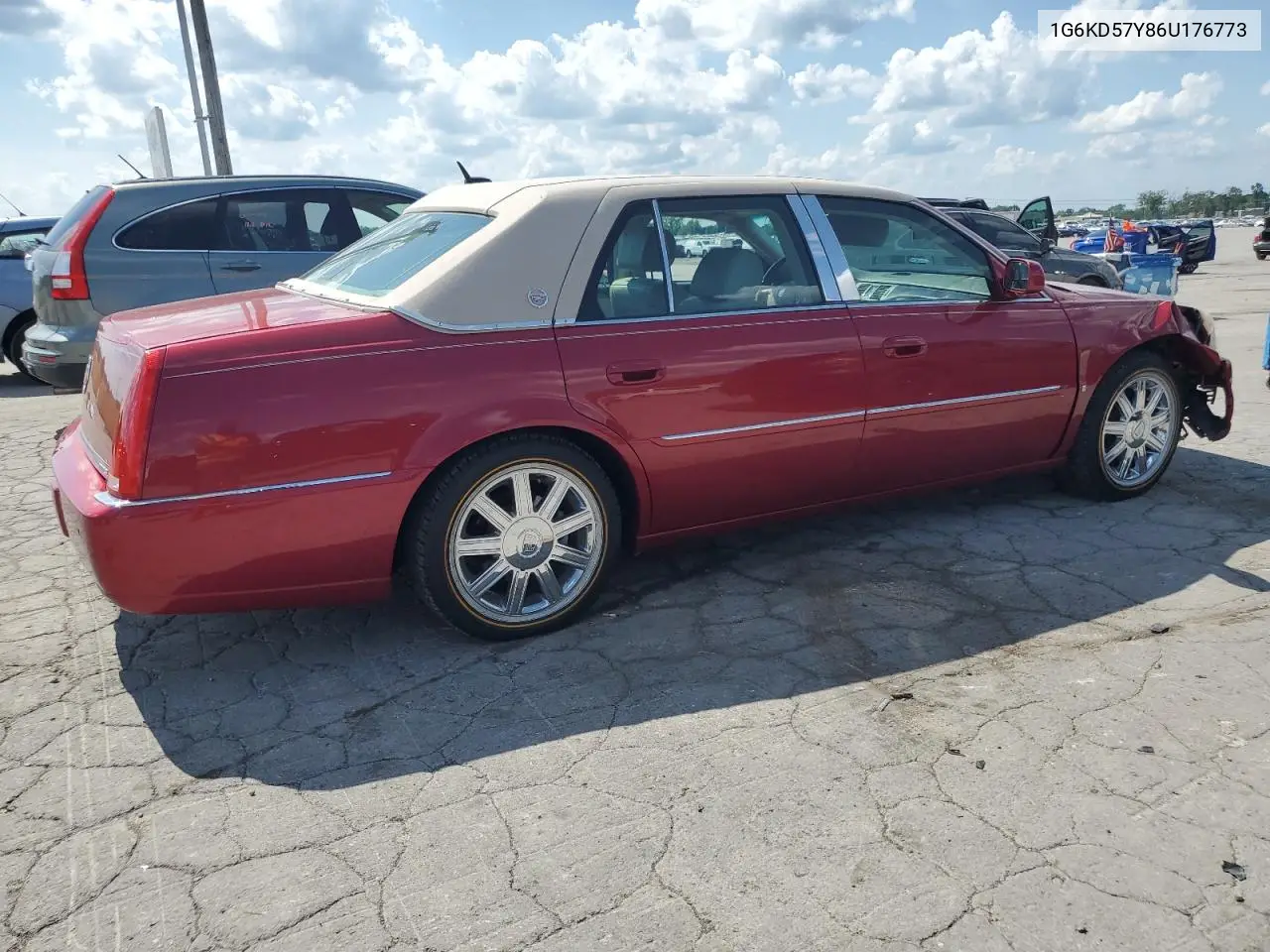2006 Cadillac Dts VIN: 1G6KD57Y86U176773 Lot: 61794335