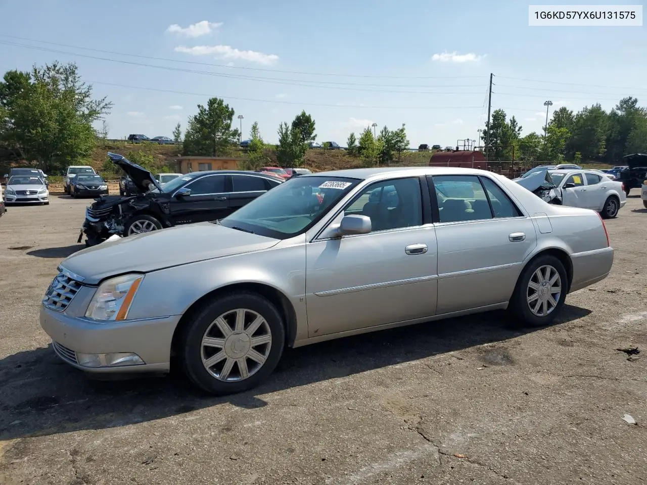 2006 Cadillac Dts VIN: 1G6KD57YX6U131575 Lot: 62363685