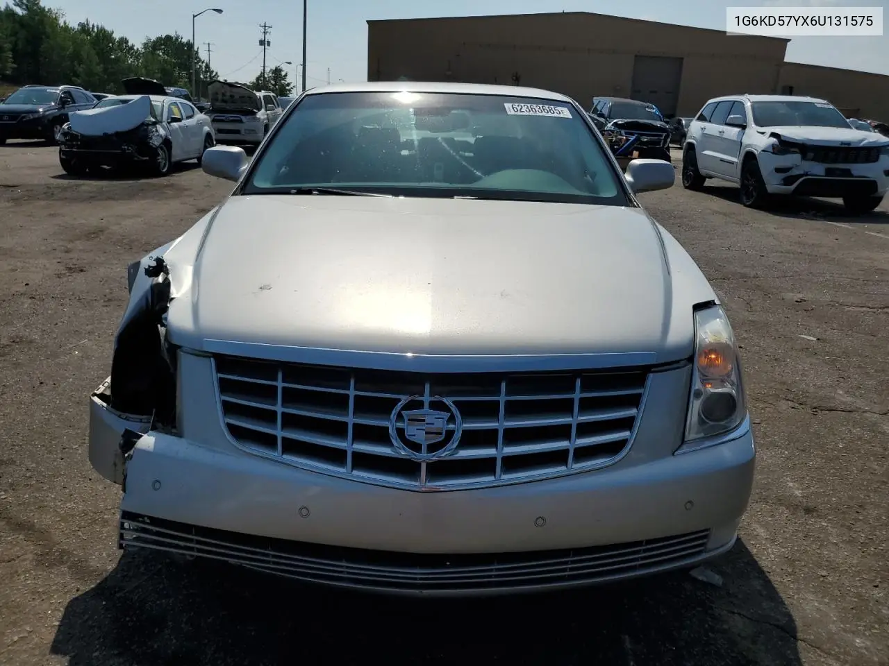 2006 Cadillac Dts VIN: 1G6KD57YX6U131575 Lot: 62363685