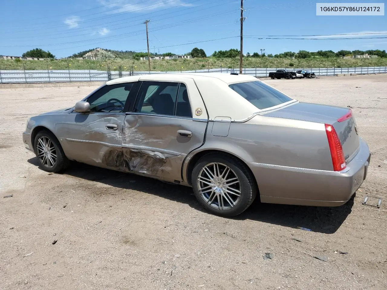 2006 Cadillac Dts VIN: 1G6KD57Y86U124172 Lot: 63395645