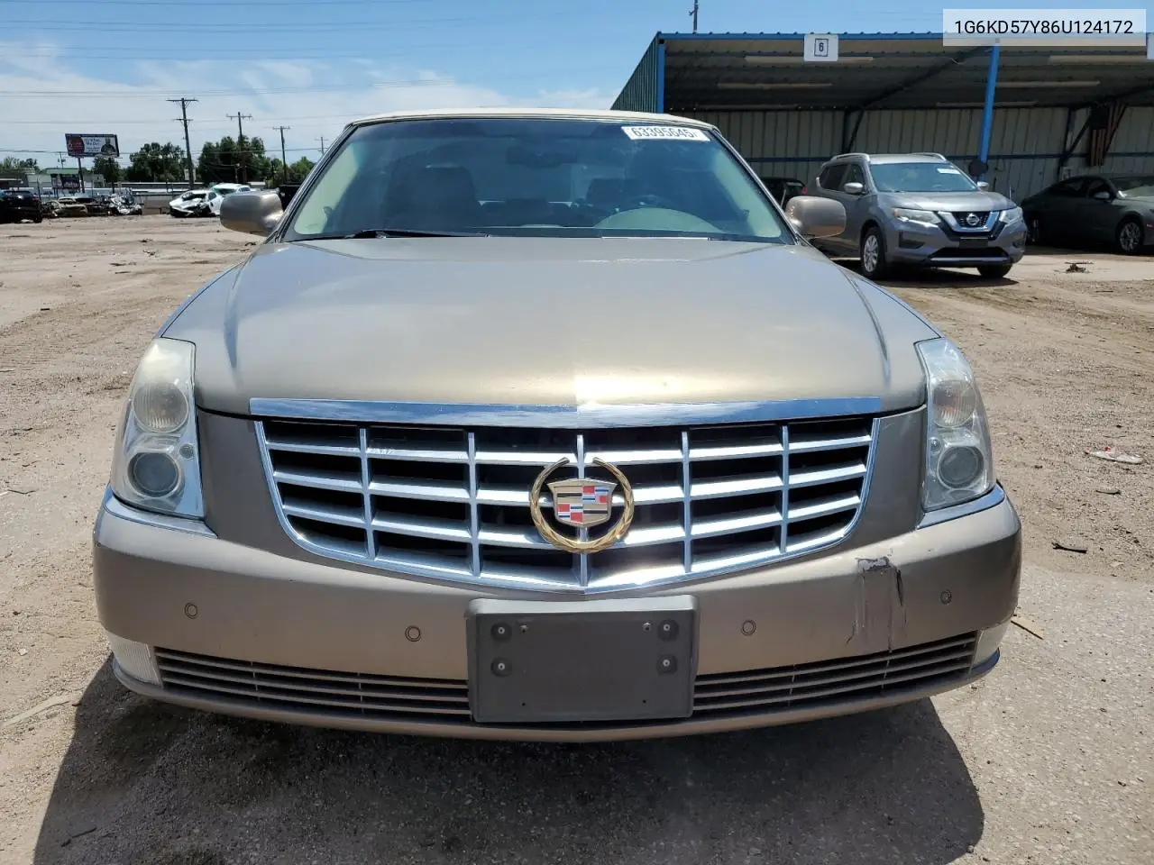 2006 Cadillac Dts VIN: 1G6KD57Y86U124172 Lot: 63395645