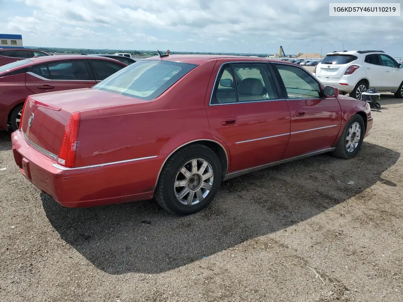 2006 Cadillac Dts VIN: 1G6KD57Y46U110219 Lot: 64109885