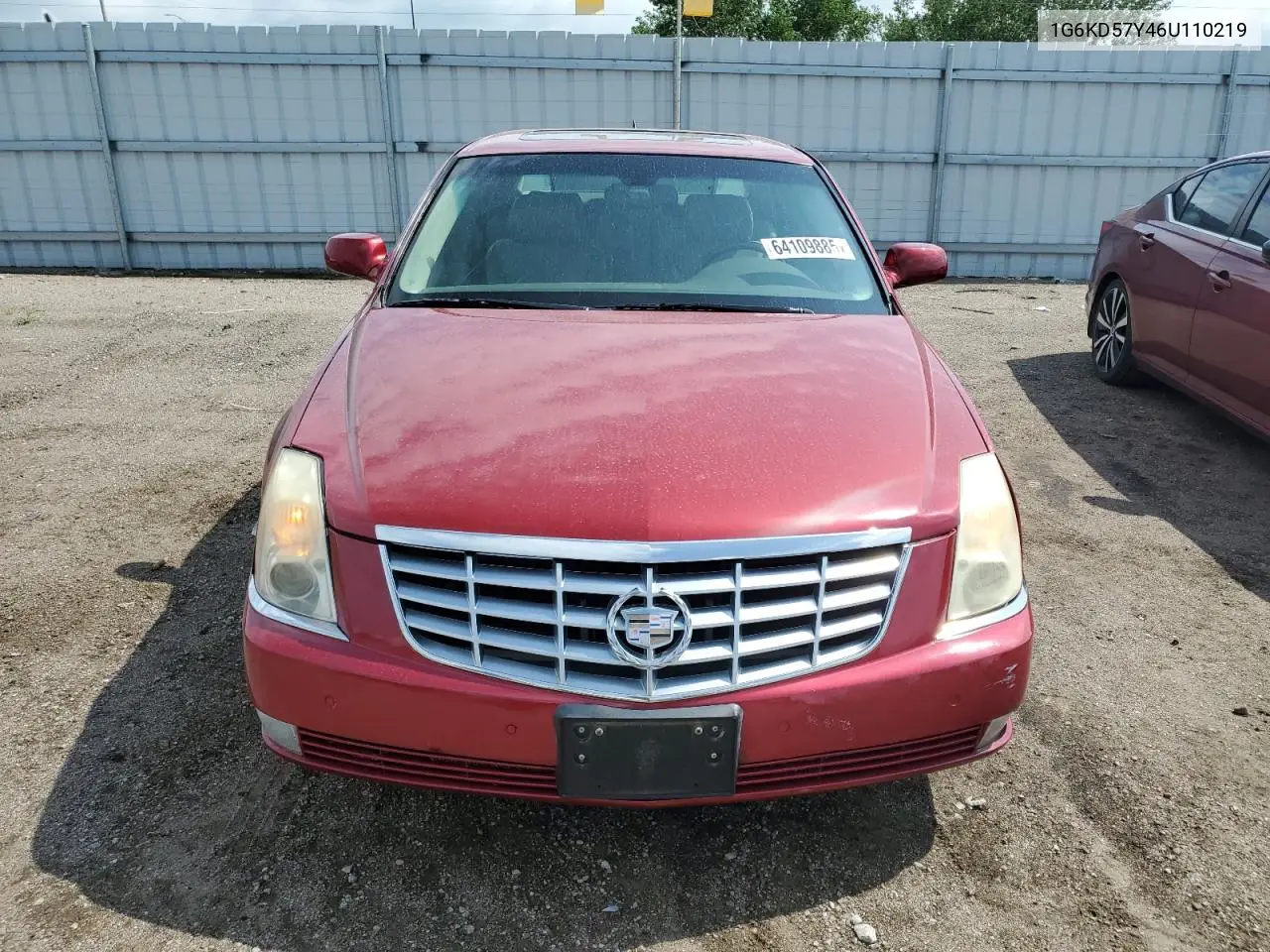 2006 Cadillac Dts VIN: 1G6KD57Y46U110219 Lot: 64109885