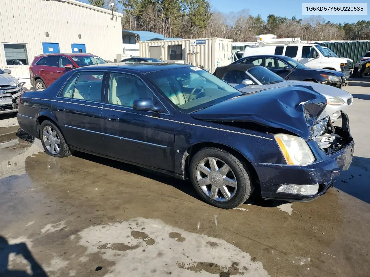 2006 Cadillac Dts VIN: 1G6KD57Y56U220535 Lot: 89196185
