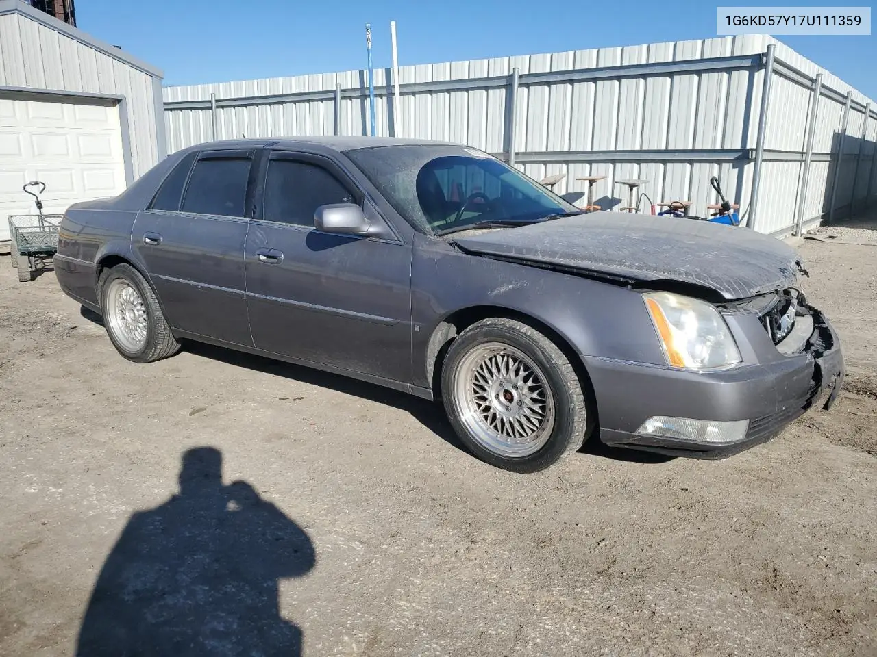 2007 Cadillac Dts VIN: 1G6KD57Y17U111359 Lot: 47091855