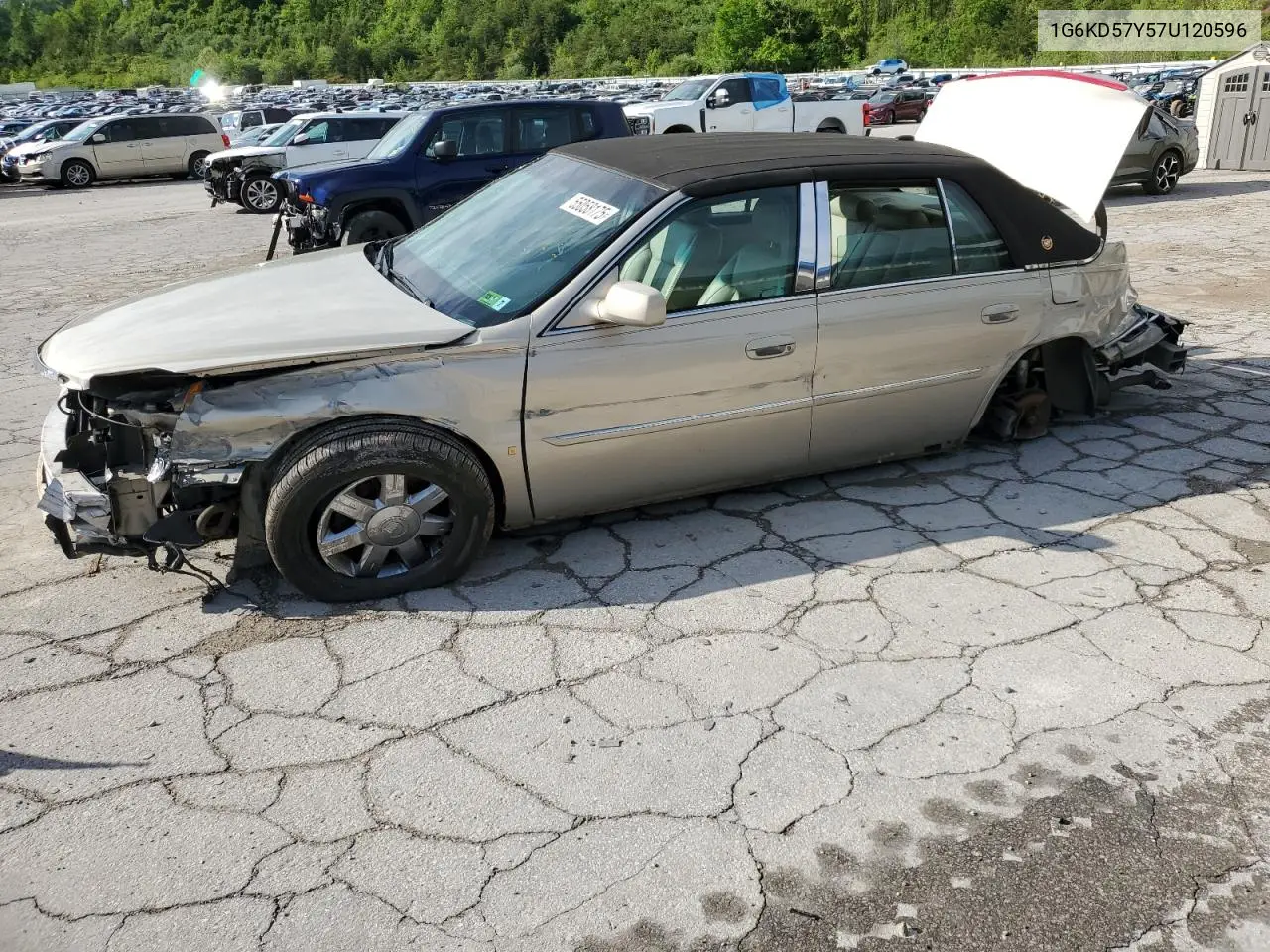 2007 Cadillac Dts VIN: 1G6KD57Y57U120596 Lot: 55058175