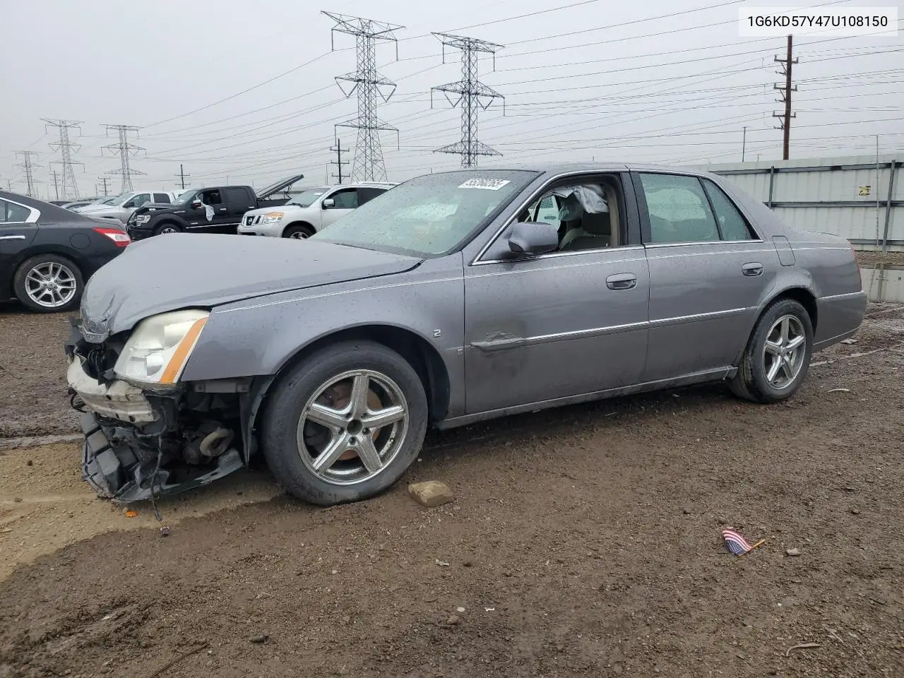 2007 Cadillac Dts VIN: 1G6KD57Y47U108150 Lot: 55260265
