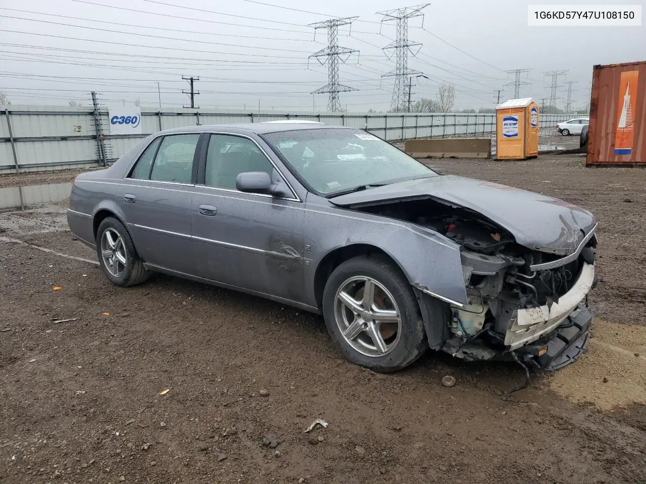 2007 Cadillac Dts VIN: 1G6KD57Y47U108150 Lot: 55260265