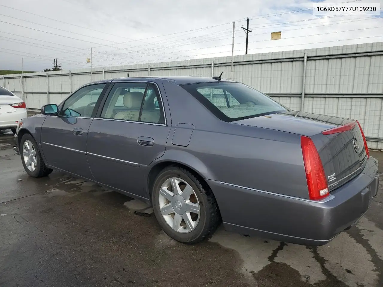 2007 Cadillac Dts VIN: 1G6KD57Y77U109230 Lot: 55639555