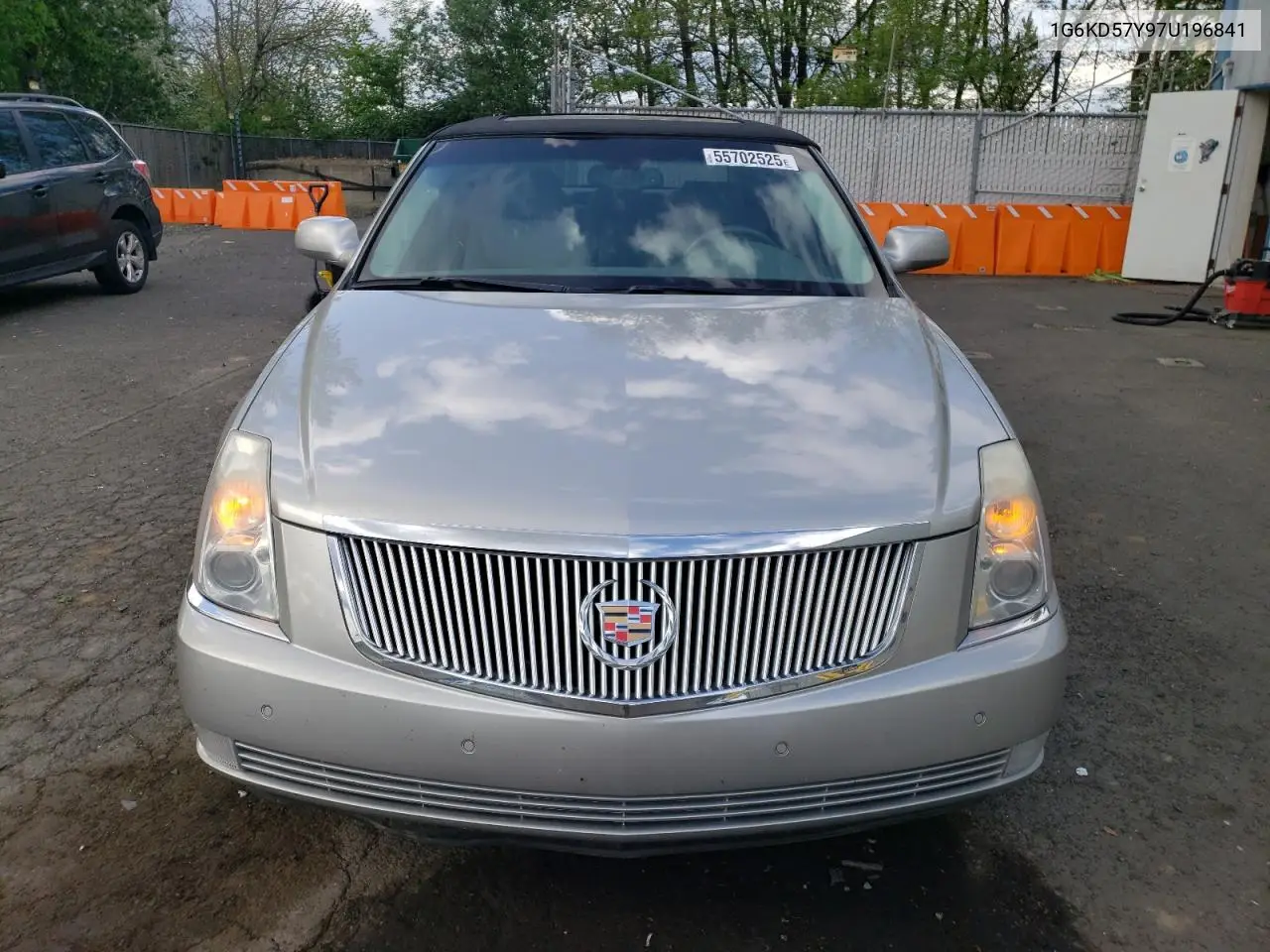 2007 Cadillac Dts VIN: 1G6KD57Y97U196841 Lot: 55702525
