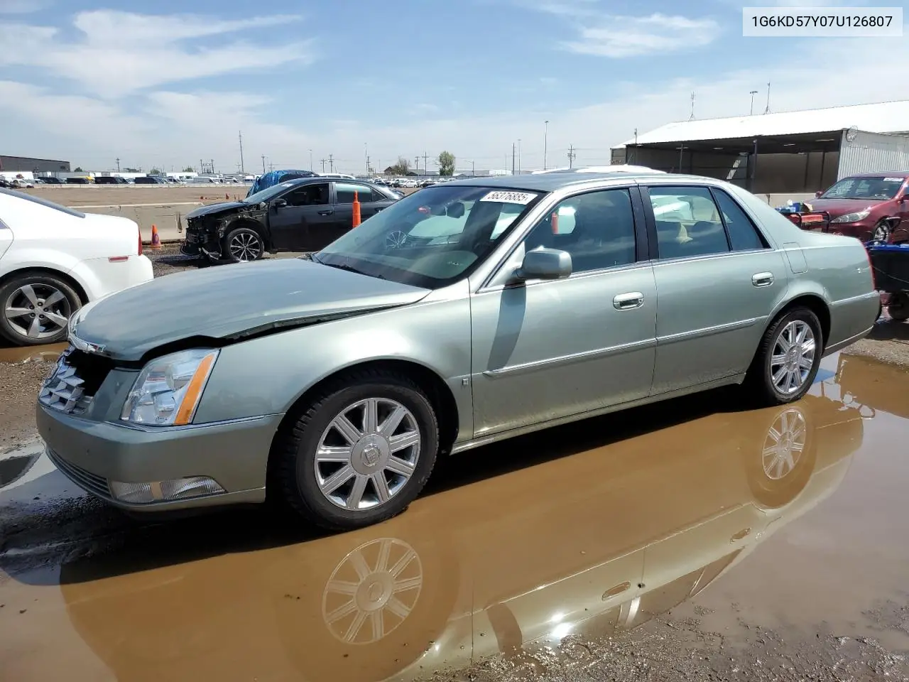 2007 Cadillac Dts VIN: 1G6KD57Y07U126807 Lot: 56376885