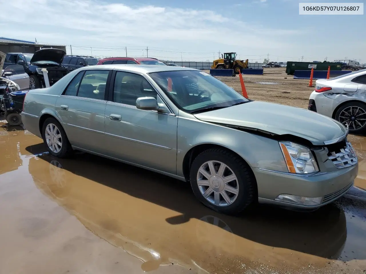 2007 Cadillac Dts VIN: 1G6KD57Y07U126807 Lot: 56376885