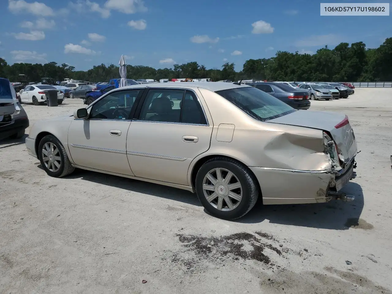 2007 Cadillac Dts VIN: 1G6KD57Y17U198602 Lot: 56420205