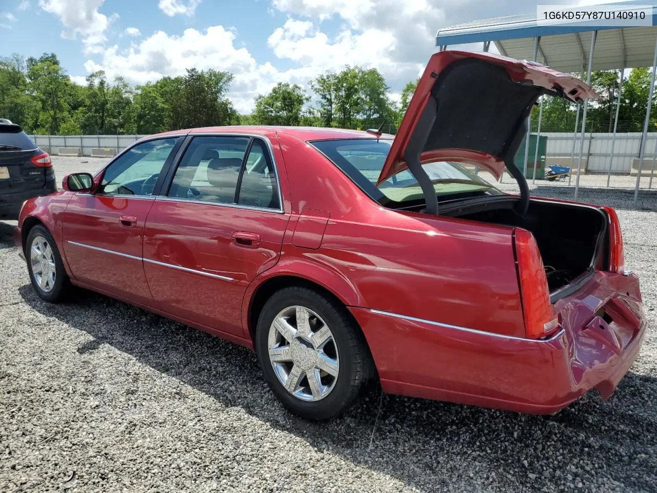 2007 Cadillac Dts VIN: 1G6KD57Y87U140910 Lot: 56742965