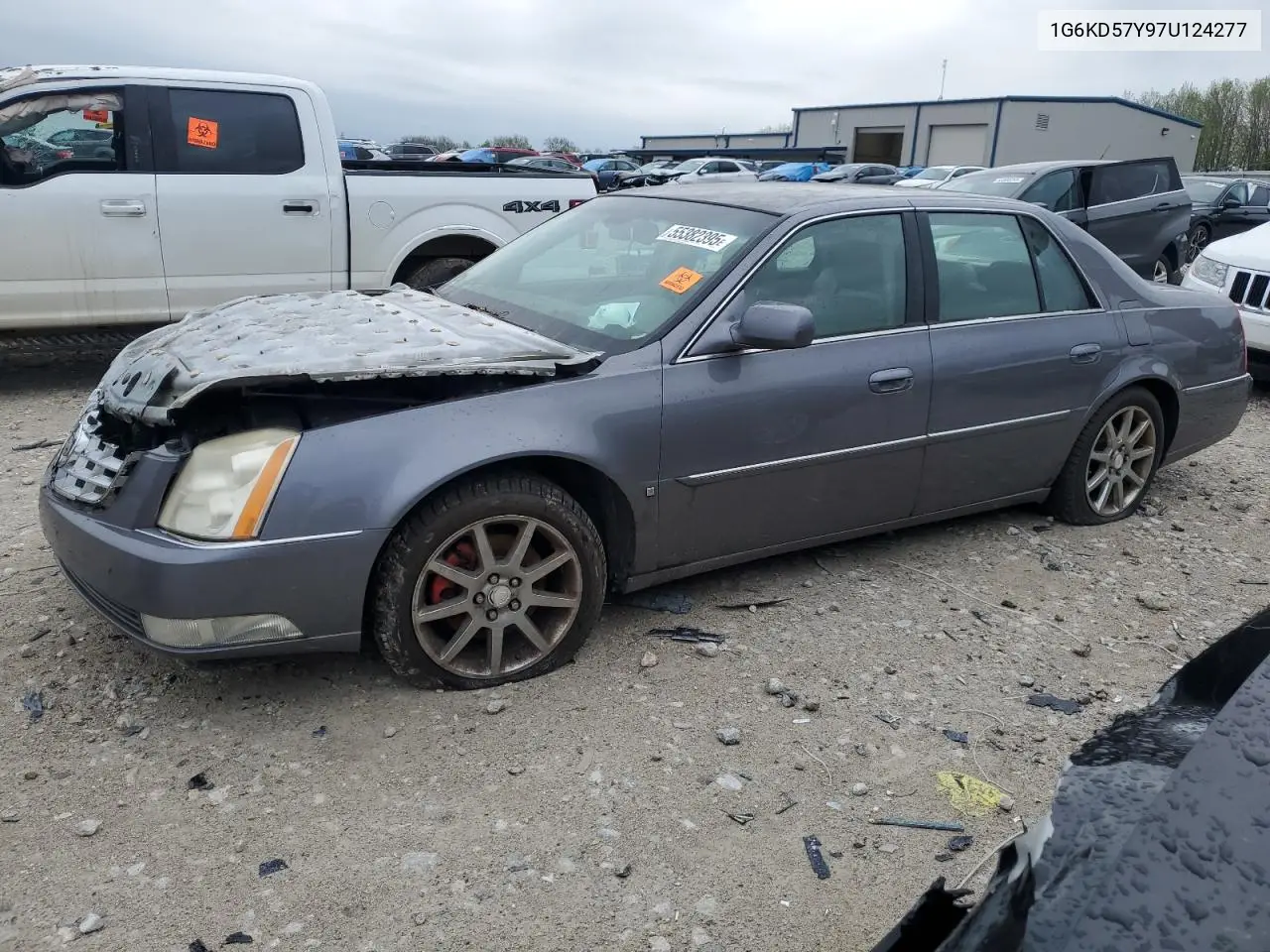 2007 Cadillac Dts VIN: 1G6KD57Y97U124277 Lot: 56951455