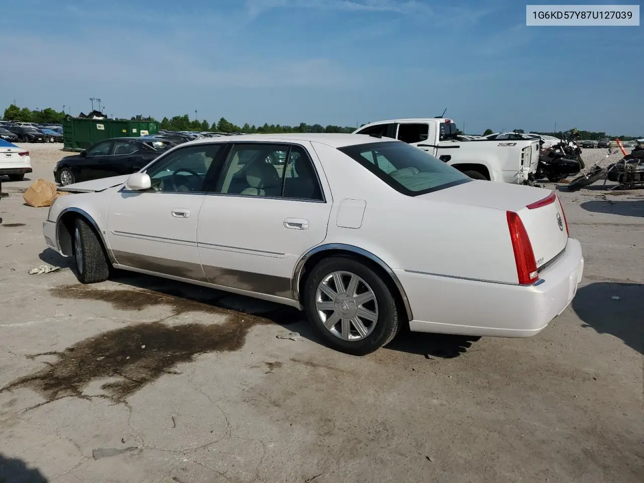 2007 Cadillac Dts VIN: 1G6KD57Y87U127039 Lot: 61781955