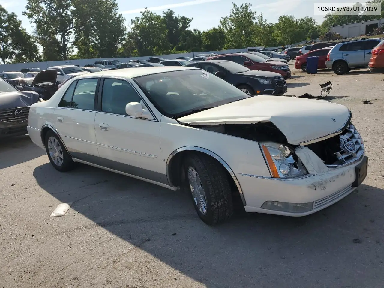 2007 Cadillac Dts VIN: 1G6KD57Y87U127039 Lot: 61781955