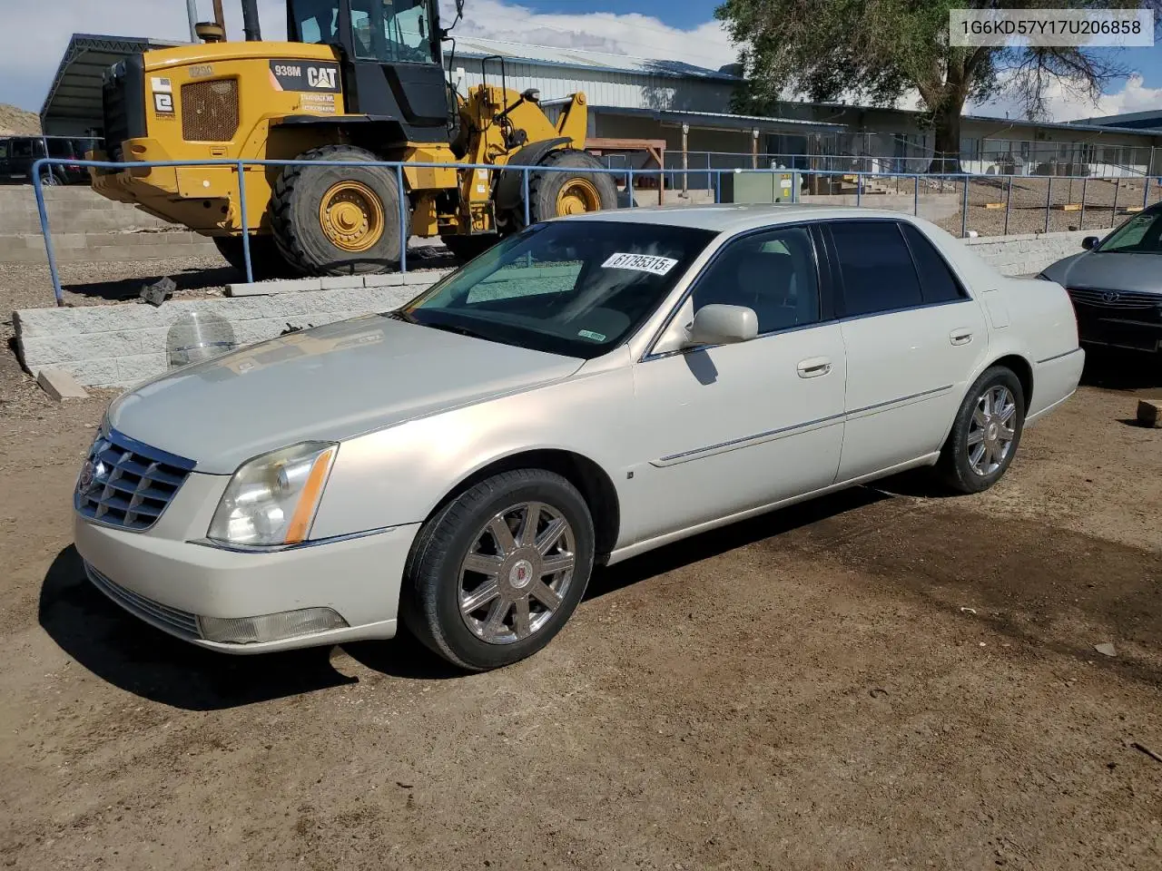 2007 Cadillac Dts VIN: 1G6KD57Y17U206858 Lot: 61795315