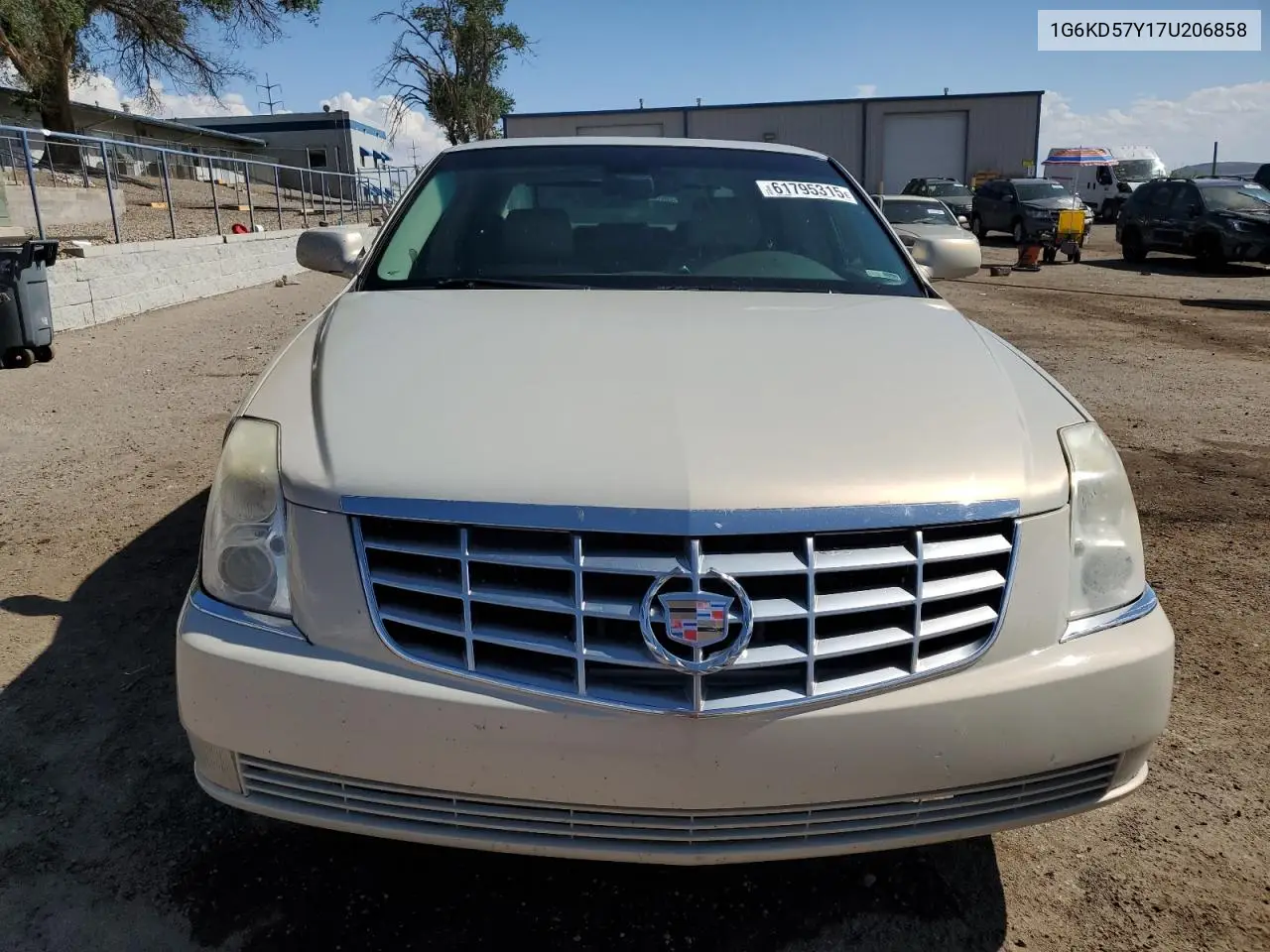 2007 Cadillac Dts VIN: 1G6KD57Y17U206858 Lot: 61795315