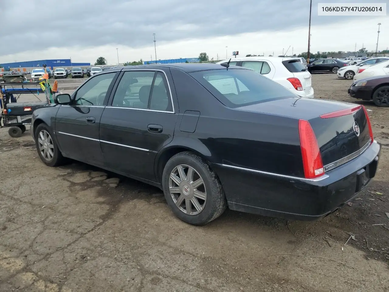 2007 Cadillac Dts VIN: 1G6KD57Y47U206014 Lot: 62263505