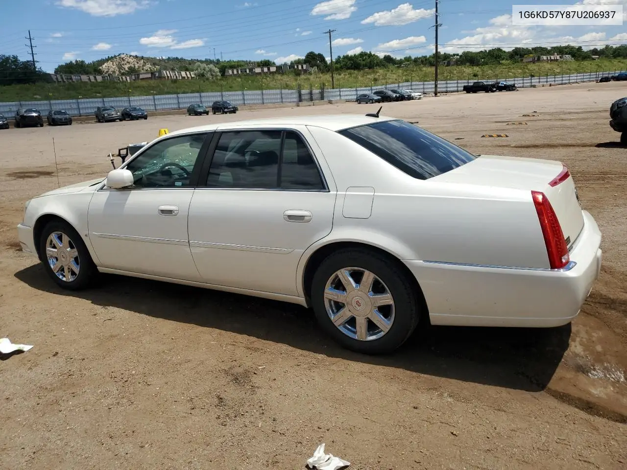 2007 Cadillac Dts VIN: 1G6KD57Y87U206937 Lot: 64404985