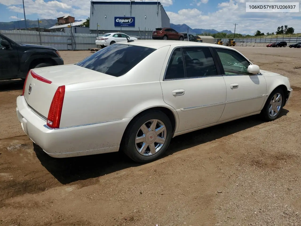 2007 Cadillac Dts VIN: 1G6KD57Y87U206937 Lot: 64404985
