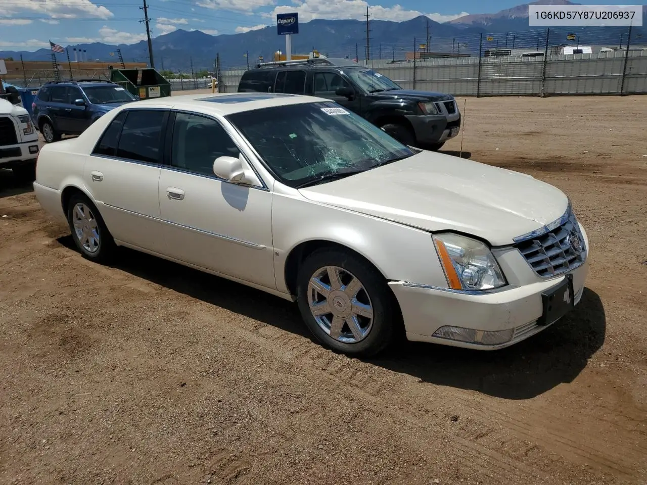 2007 Cadillac Dts VIN: 1G6KD57Y87U206937 Lot: 64404985