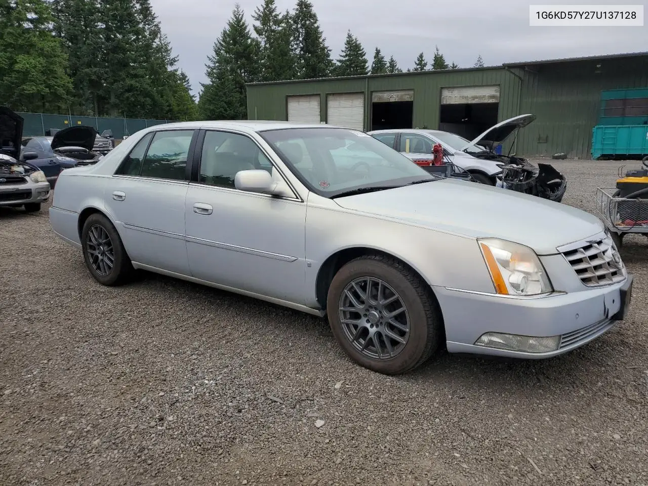 2007 Cadillac Dts VIN: 1G6KD57Y27U137128 Lot: 64521835
