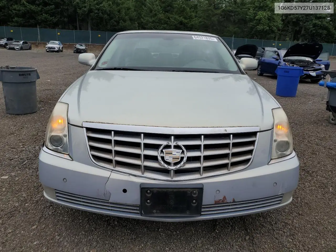 2007 Cadillac Dts VIN: 1G6KD57Y27U137128 Lot: 64521835