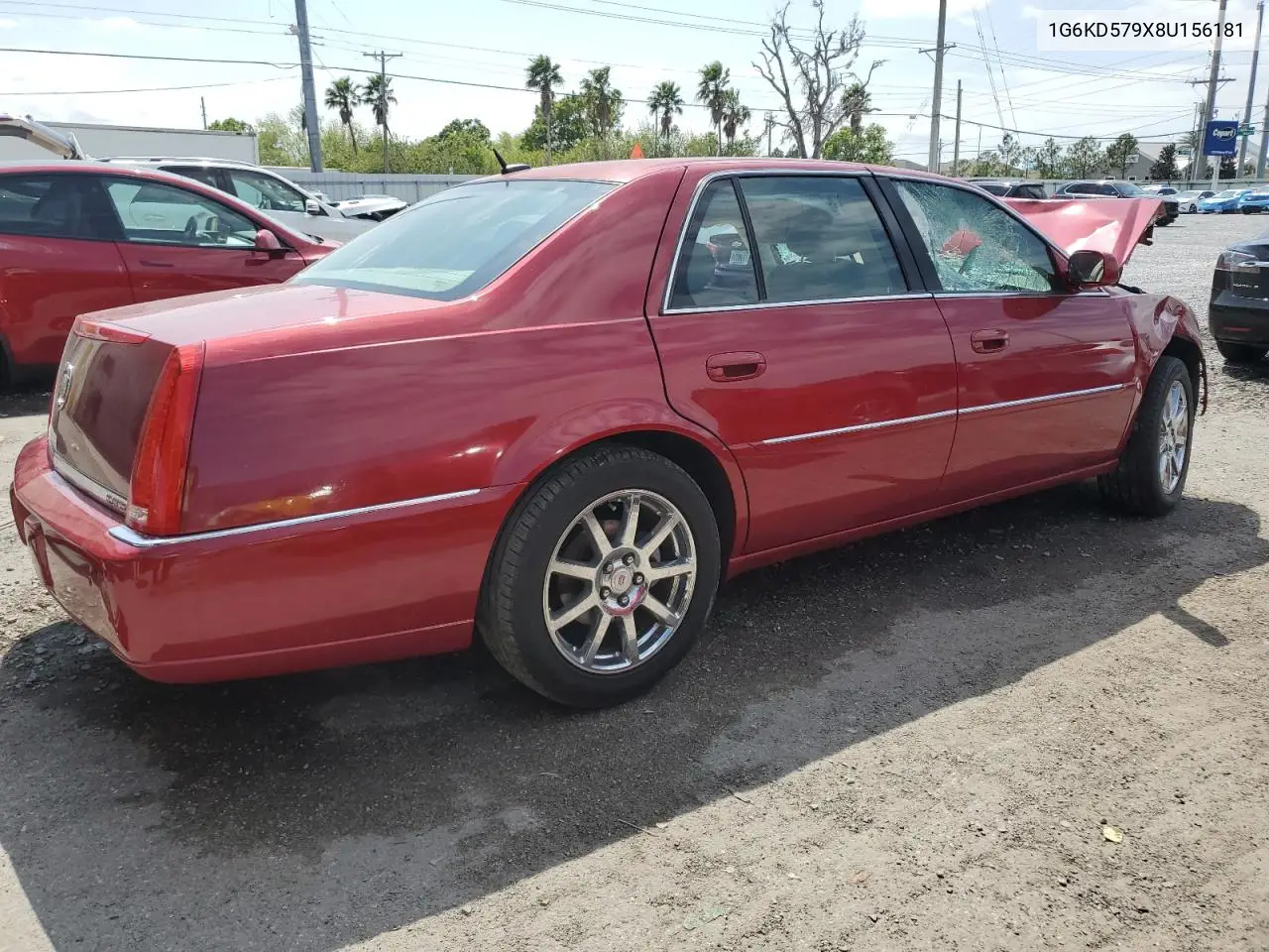 2008 Cadillac Dts VIN: 1G6KD579X8U156181 Lot: 48923245