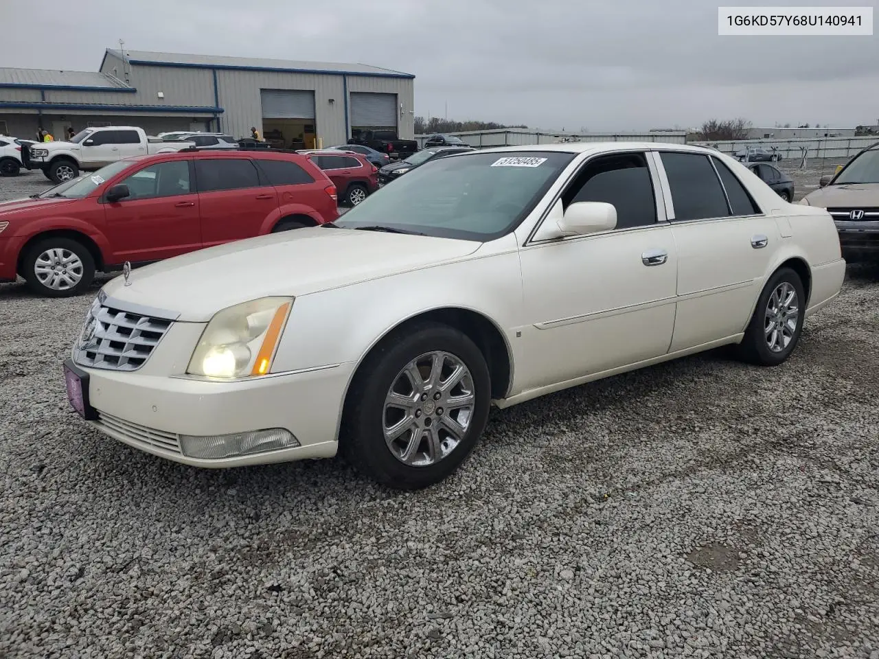 2008 Cadillac Dts VIN: 1G6KD57Y68U140941 Lot: 51250485