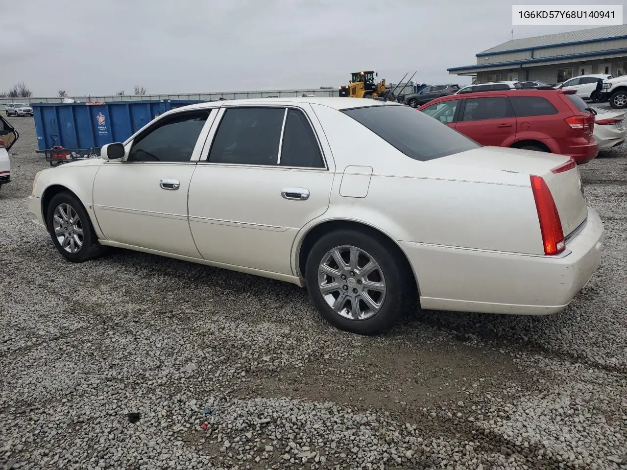 2008 Cadillac Dts VIN: 1G6KD57Y68U140941 Lot: 51250485