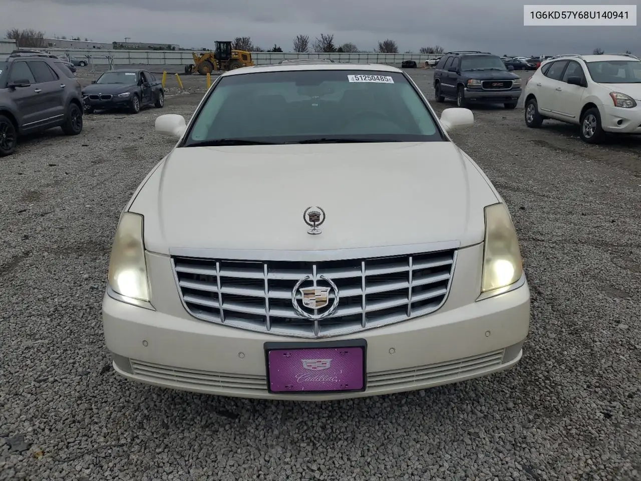 2008 Cadillac Dts VIN: 1G6KD57Y68U140941 Lot: 51250485