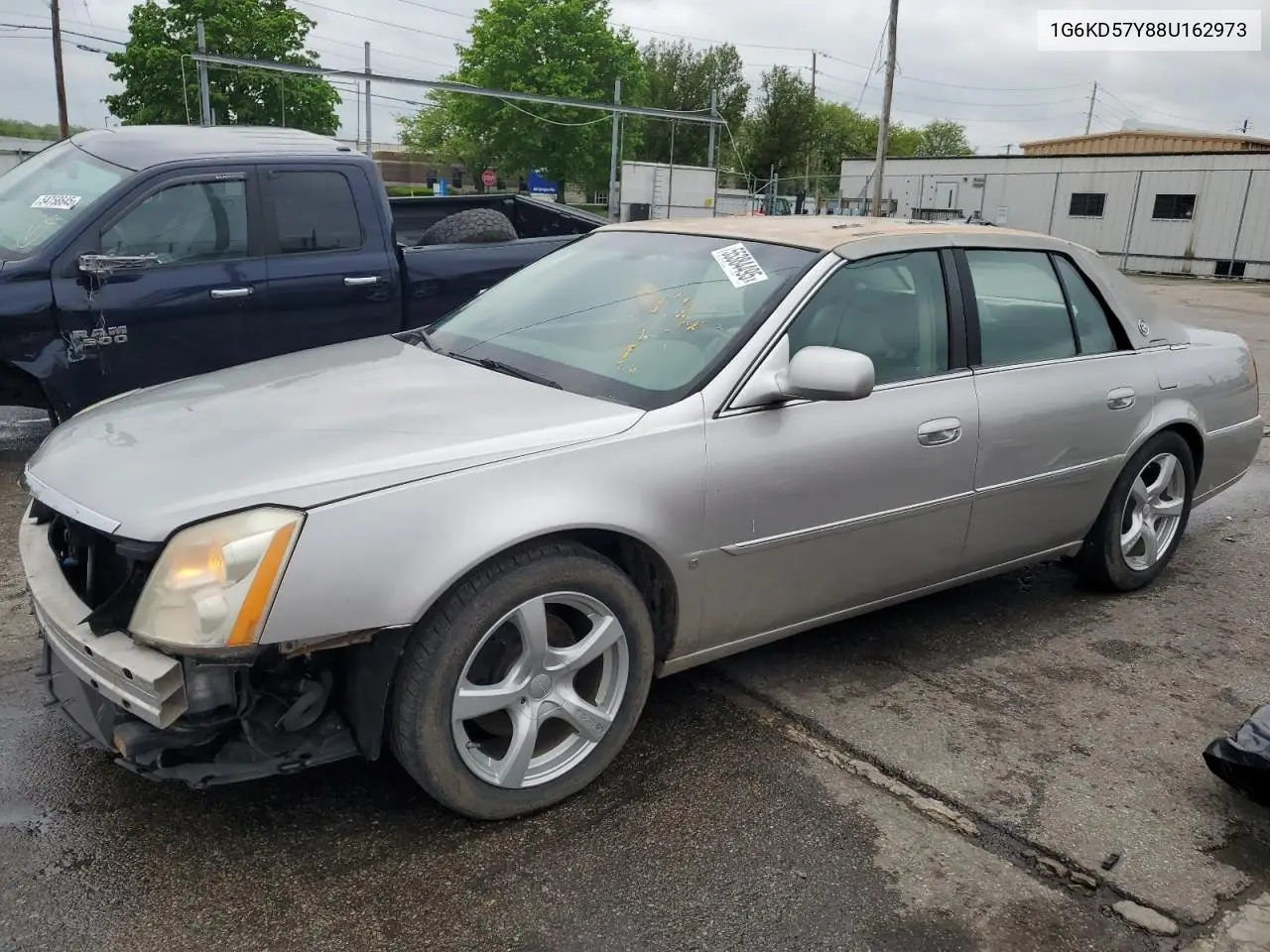 2008 Cadillac Dts VIN: 1G6KD57Y88U162973 Lot: 55384495