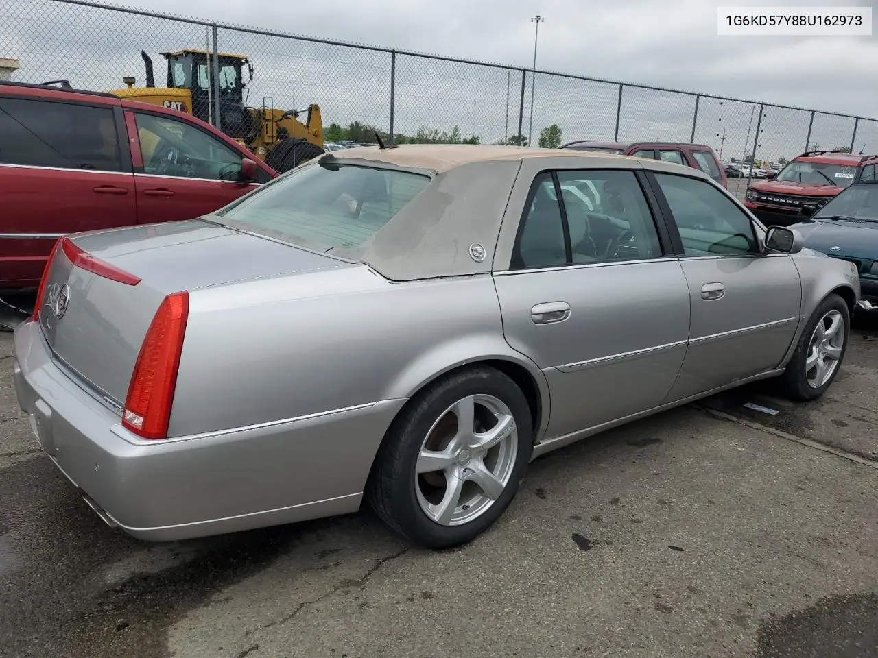2008 Cadillac Dts VIN: 1G6KD57Y88U162973 Lot: 55384495