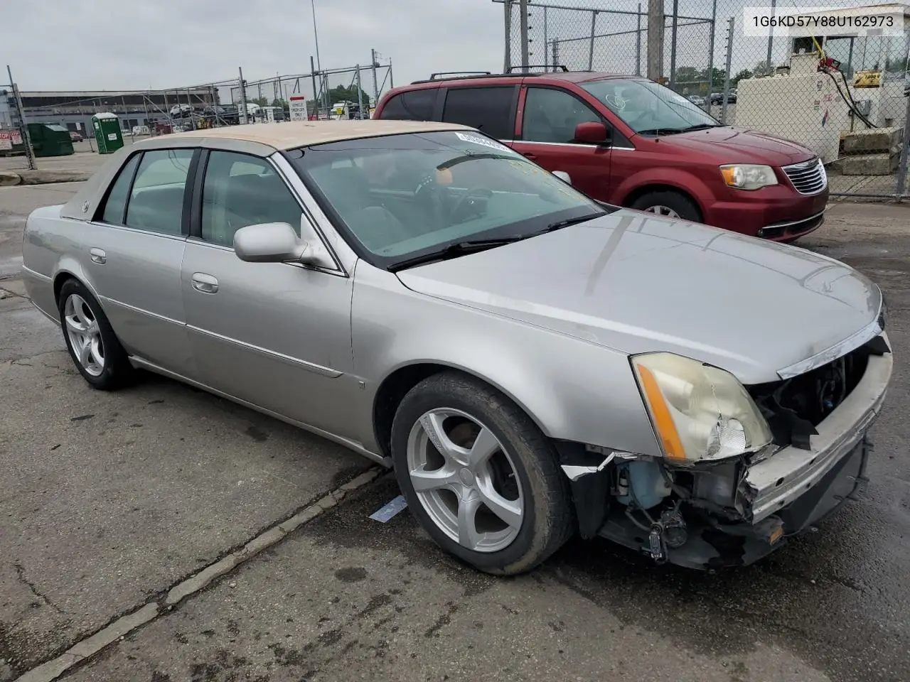 2008 Cadillac Dts VIN: 1G6KD57Y88U162973 Lot: 55384495