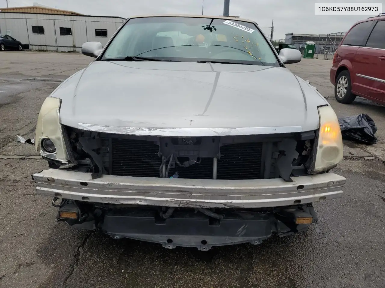 2008 Cadillac Dts VIN: 1G6KD57Y88U162973 Lot: 55384495