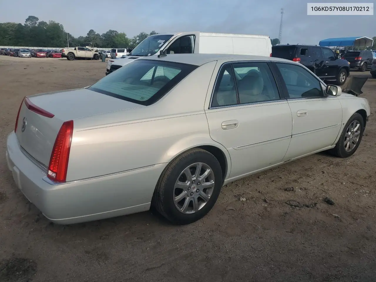 2008 Cadillac Dts VIN: 1G6KD57Y08U170212 Lot: 55428905